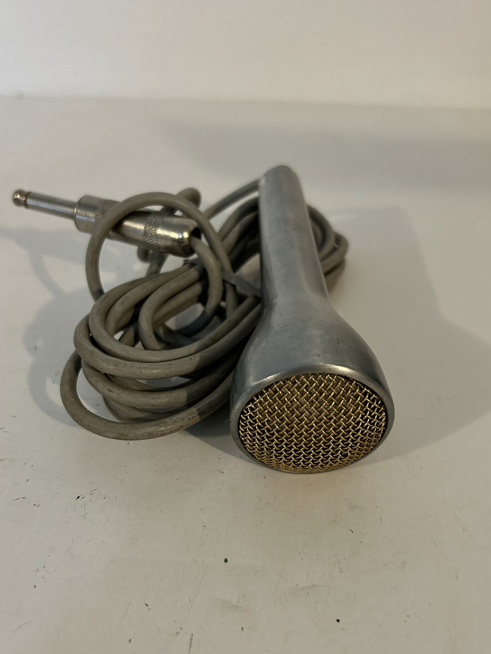 Vintage Voice of Music Microphone Brushed Aluminum Working 1950s (1 of 4)