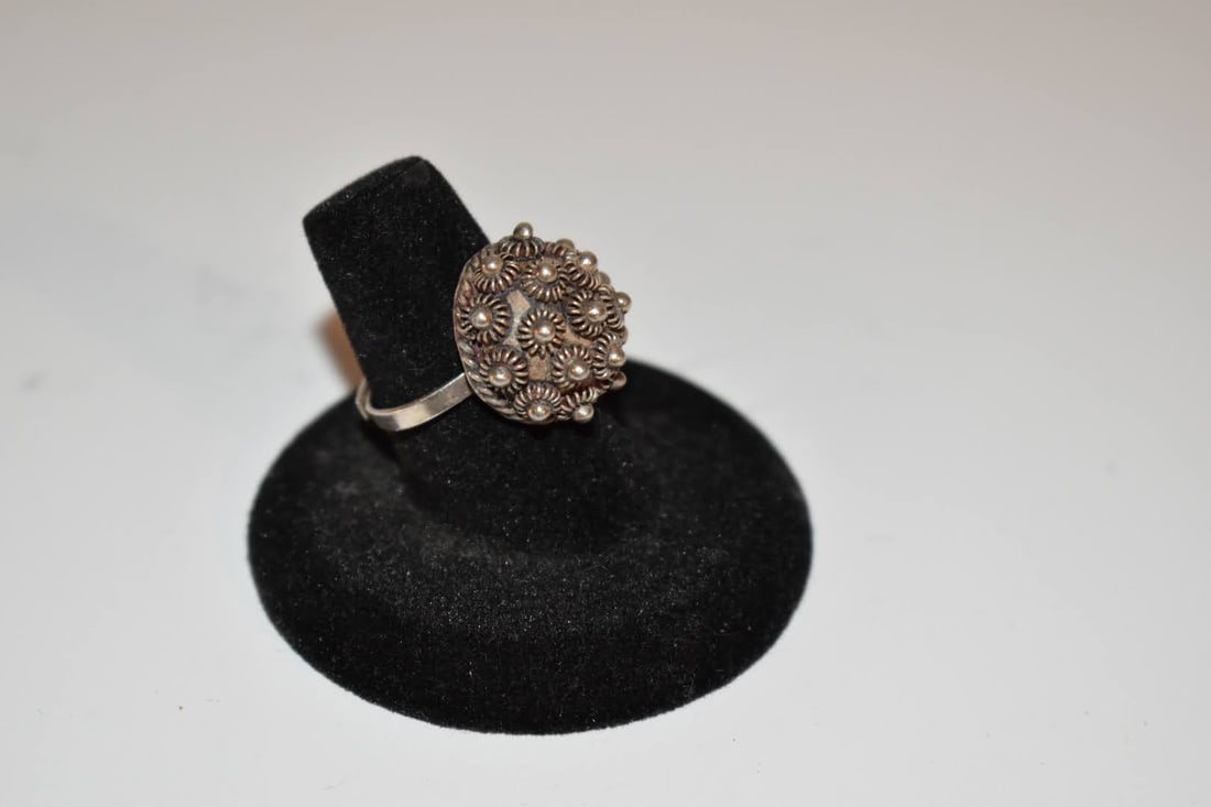 Vintage Sterling Silver Ring adjustable (1 of 4)