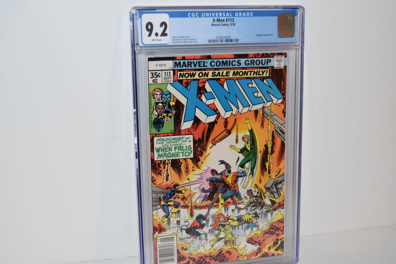 X-men #113 CGC 9.2 Wolverine Magneto 1978 Marvel Comics John Bryne newstand (1 of 2)