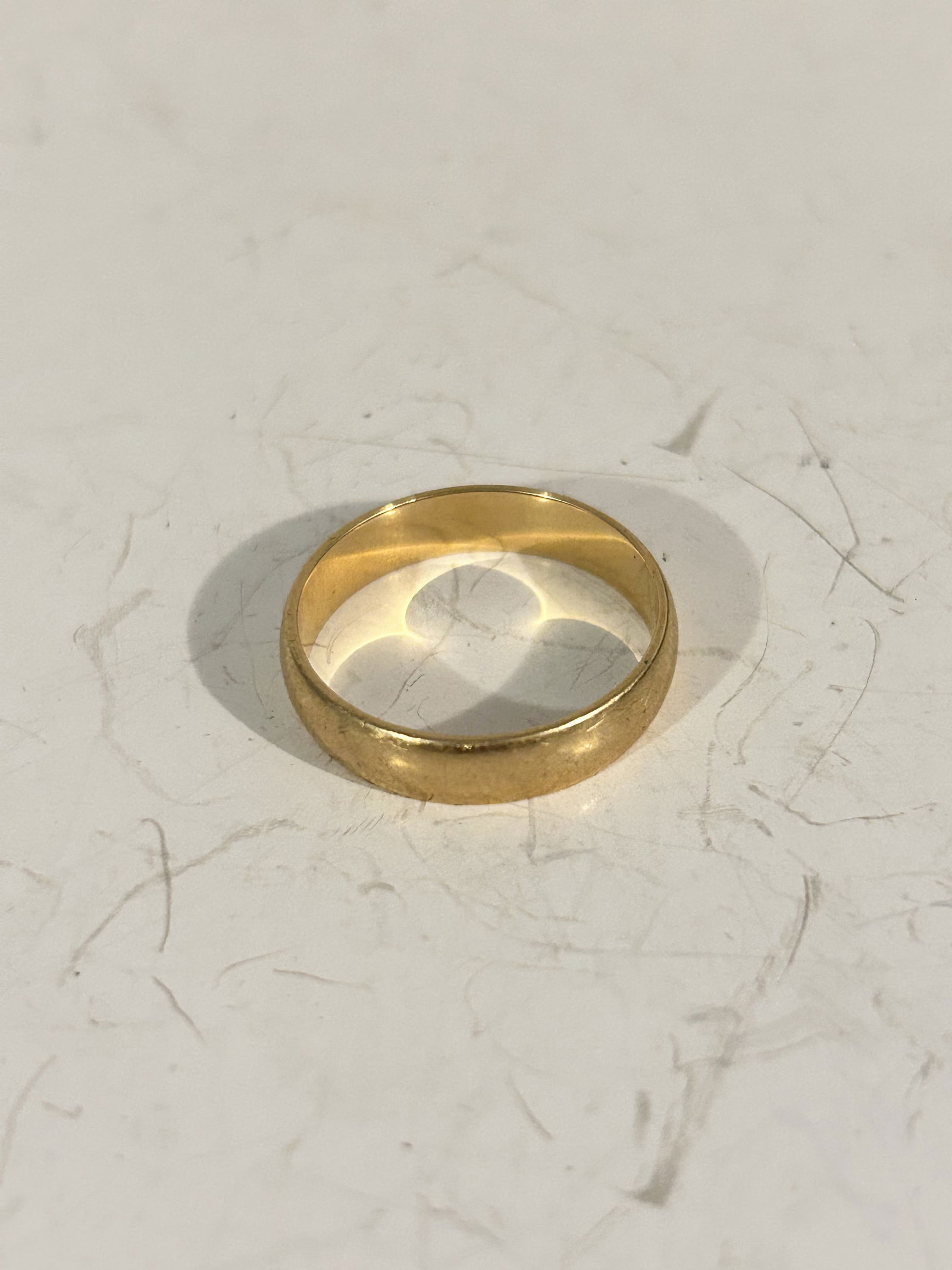 Vintage Keepsake 14k Gold Mens Wedding Band Ring Size 11 (1 of 5)