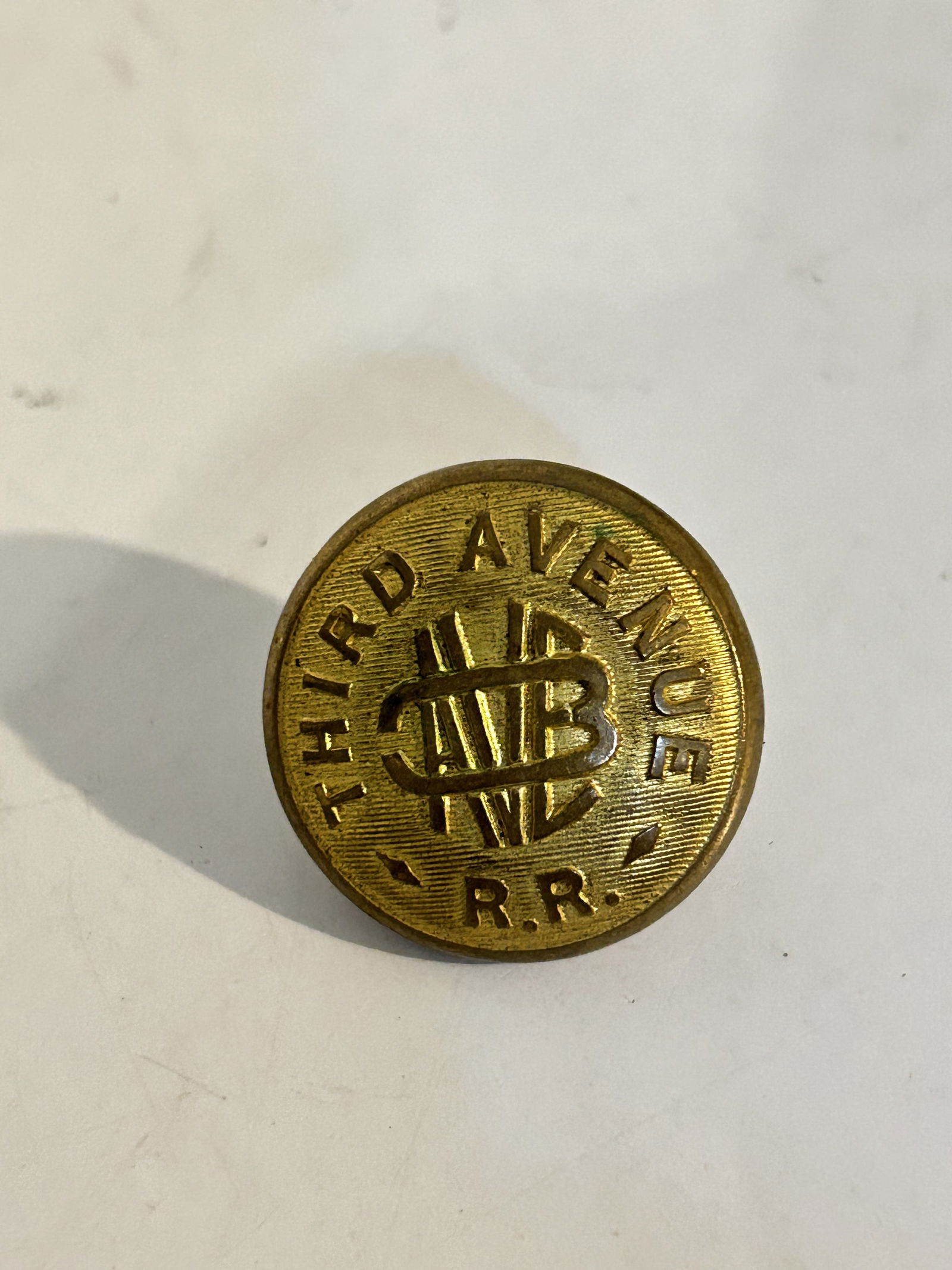 Vintage third avenue railroad button (1 of 4)