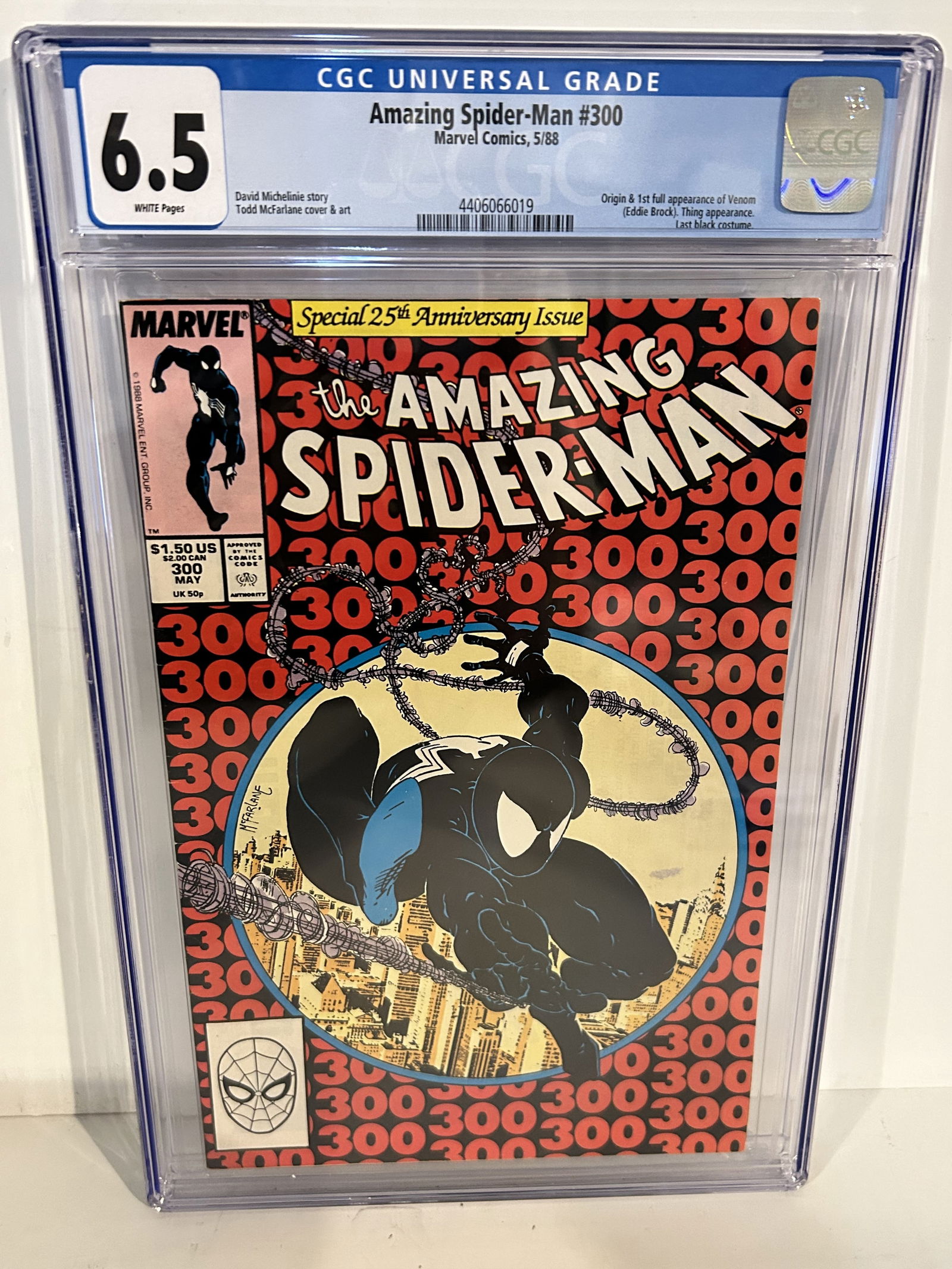 Vintage Comic Book CGC 6.5 amazing spider-man # 300 (1 of 2)