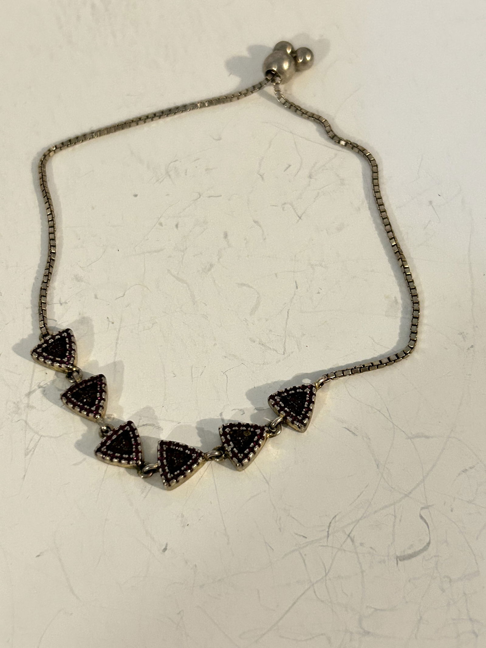 Vintage Sterling Silver adjustable Bracelet (1 of 3)