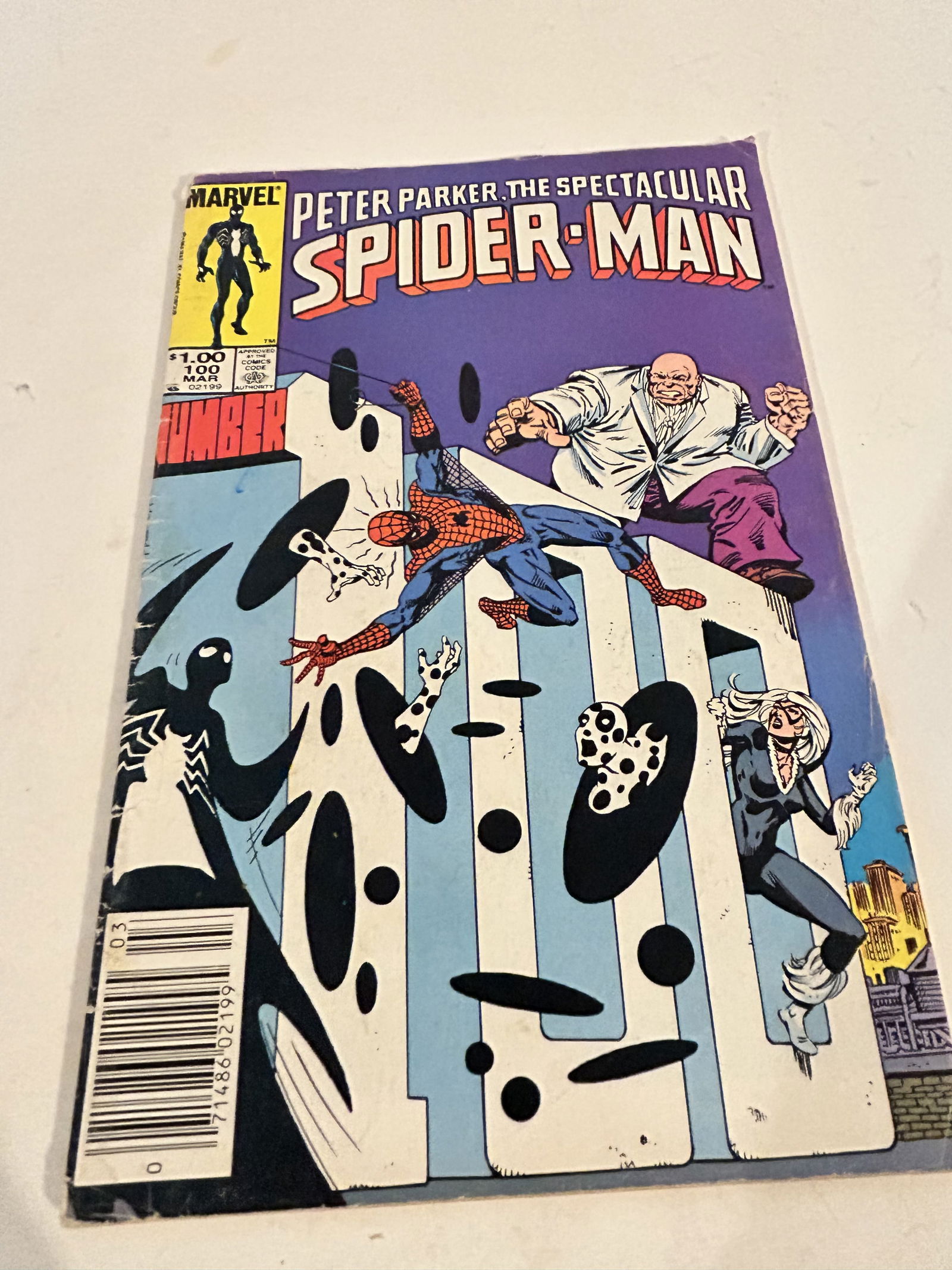 Vintage Comic Book The Spectacular Spider-man # 100 (1 of 3)