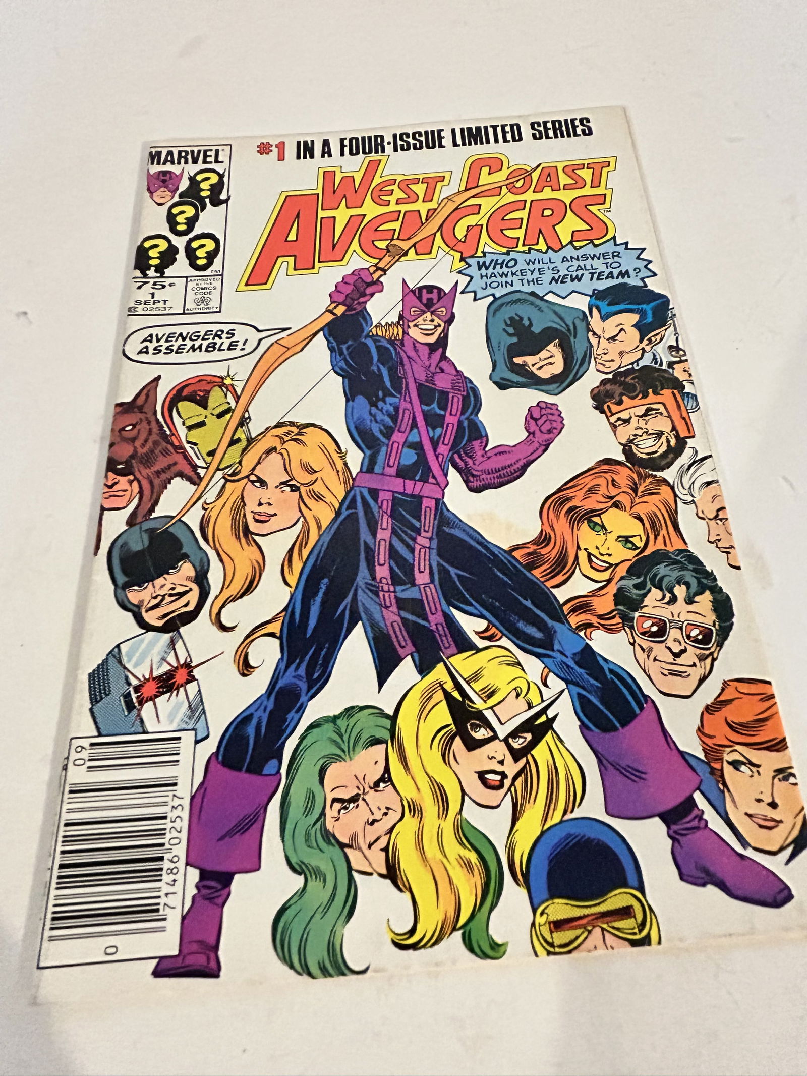 Vintage Comic Book West Coast Avengers # 1 (1 of 3)