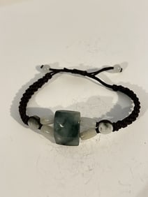 Vintage Jadeite adjustable Bracelet 8"