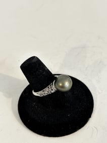 Vintage Sterling Silver marcasite Ring sz 8