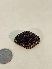 Vintage Austria Crystal Brooch