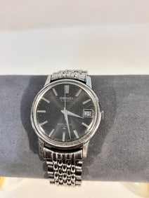 Rare Vintage Seiko 7625-8033 Automatic Original Bracelet Watch works has light scratches to face