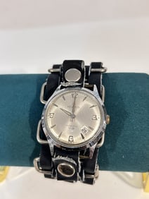 Vintage HELBROS Invincible Manual Wind Men's Watch works good