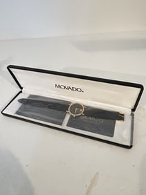 Rare New Condition Vintage 70s Movado Men's Black Dial Watch NOS