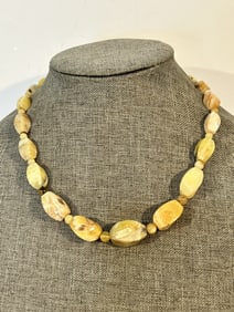 vintage jay king sterling silver beaded necklace 16"