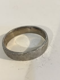 Vintage BEAU STERLING Bangle hinged Bracelet 8"