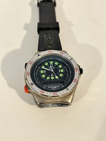 Vintage rare guess quartz stop watch works great!!!!