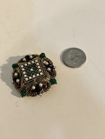 Fancy Vintage Mode Art Costume Jewelry Brooch or Pin
