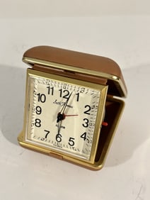 Vintage Seth Thomas Travel Alarm Clock Works Made in Germany