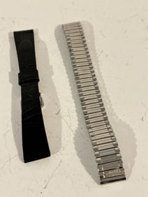 2 vintage watch bands Bulova & Lenox