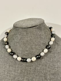 Vintage 14k Freshwater Pearl Necklace Multi Color 17" New