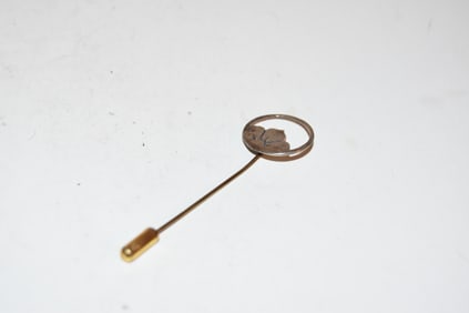 Vintage Sterling Silver flower hat pin