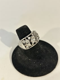 Vintage Sterling Silver thailand Ring sz 7