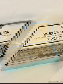 Vintage Rolls Razor Imperial No. 2 Shaver In Metal Case Made in England NEW