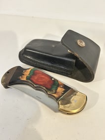 vintage frost cutlery pocket knife pakistan 9 1/2" blade 4"