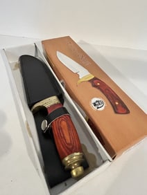 Vintage Chipaway Fixed Blade Knife 10" New in box with sheath