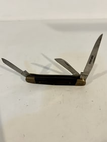 Vintage Edge Mark Japan Explorer 3 Blade Folding Pocket Knife # 11-173