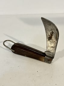 Vintage Camillus New York Hook Bill Knife