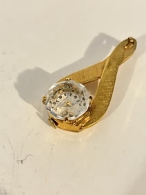 Vintage norman pendant large crystal Watch works great!!!