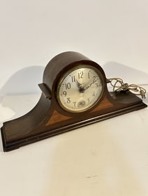 Vintage Mantel Clock Sessions Westminster Chime Mantel Wood Electric