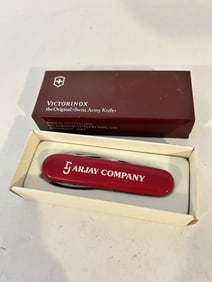 Vintage Victorinox The Original Swiss Army Pocket Knife W/Original Box advertising knife