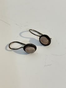 Vintage Sterling Silver gemstone Earrings