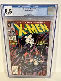 Vintage Comic Book CGC 8.5 x-men # 239