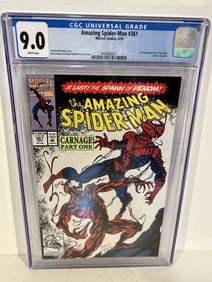 Vintage Comic Book CGC 9.0 amazing spider-man # 361