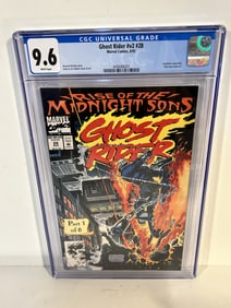 Vintage Comic Book CGC 9.6 midnight sons ghost rider # 28