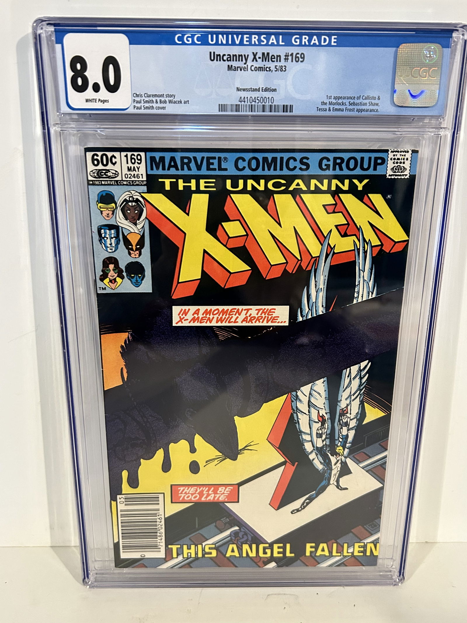 Vintage Comic Book CGC 8.0 x-men # 169 (1 of 2)