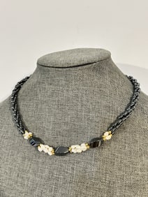 Vintage HEMITITE Necklace 24"