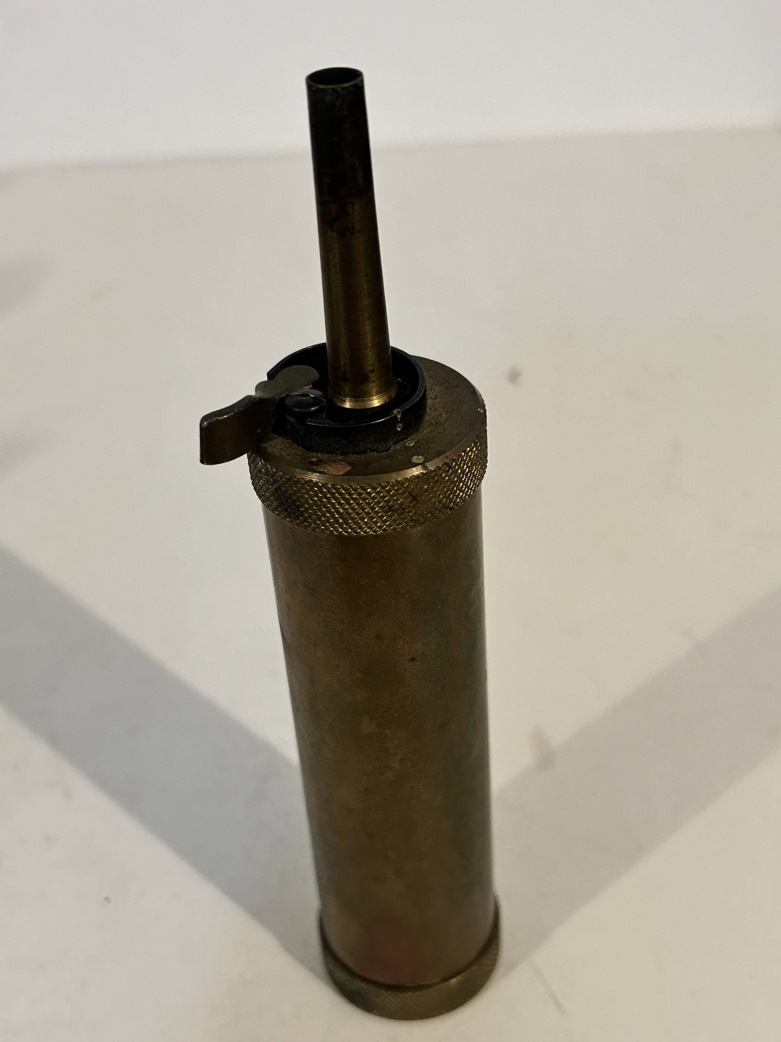 Vintage CVA Brass Muzzle Loader Black Powder Flask Made In Italy: Vintage CVA Brass Muzzle Loader Black Powder Flask Made In Italy Please view all photos as they are part of the description and condition of this Item, Feel free to contact me with questions or pictur