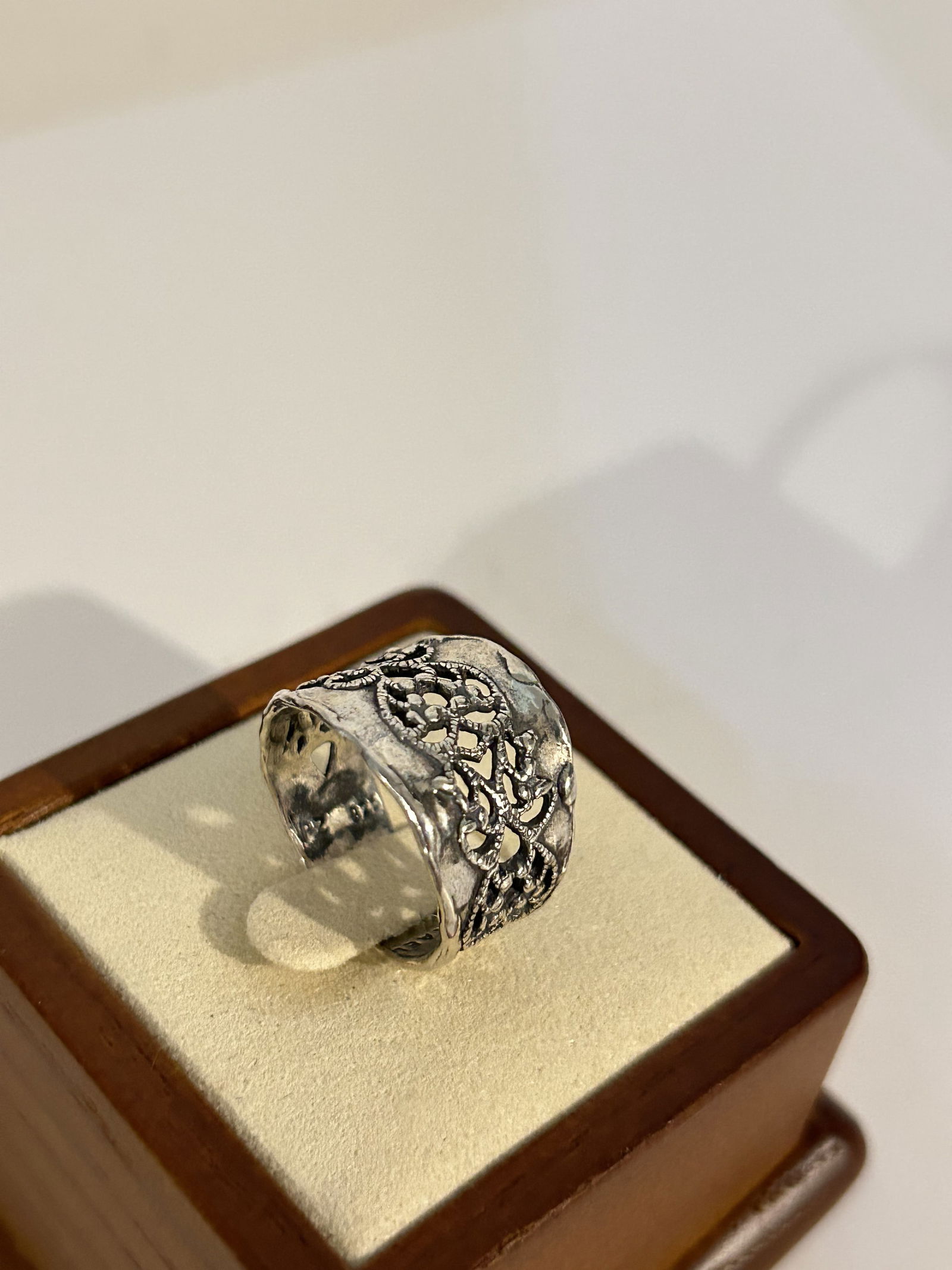 PZ Israel Sterling Silver 925 Ring sz 8 (1 of 5)