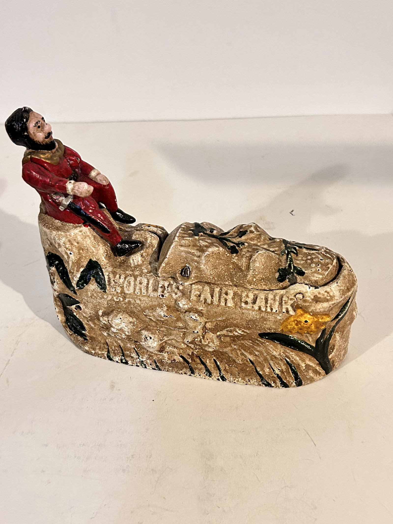 World’s Fair Columbus Mechanical Bank - The Book Of Knowledge (1 of 5)