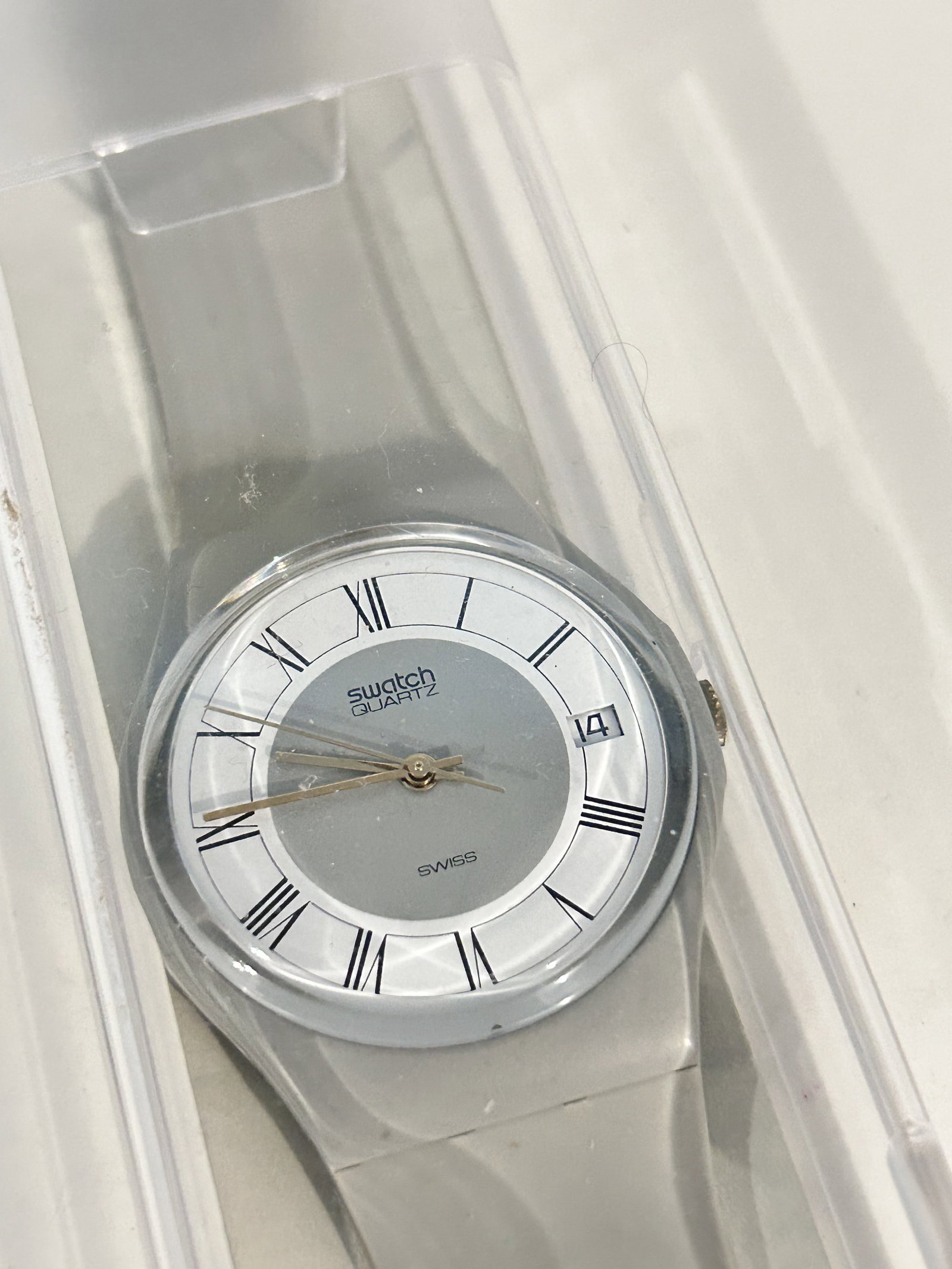 vintage swatch watch NOS in case (1 of 5)