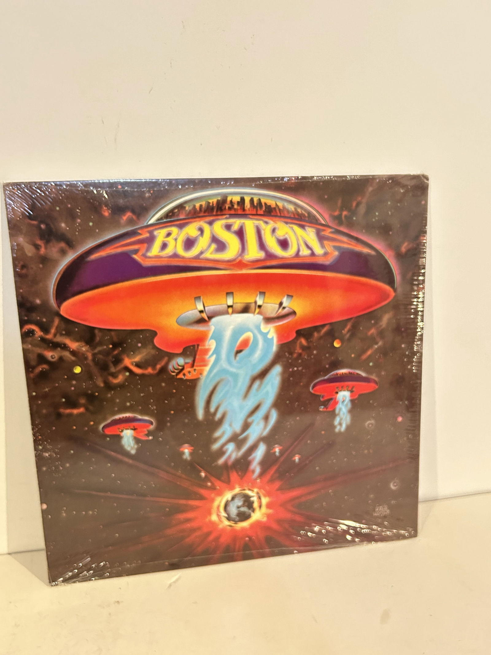 1976 Boston Self Titled Album Vinyl LP Record - Epic 34188 Original Sealed (1 of 2)