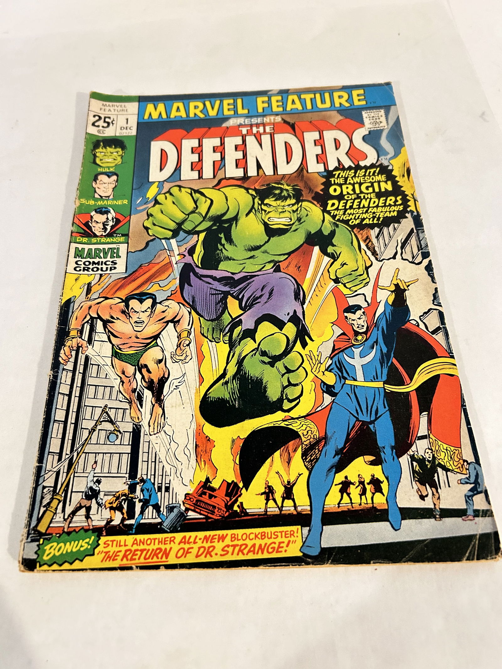 Marvel Feature #1 Origin And 1st Appearance Of The Defenders (1 of 3)
