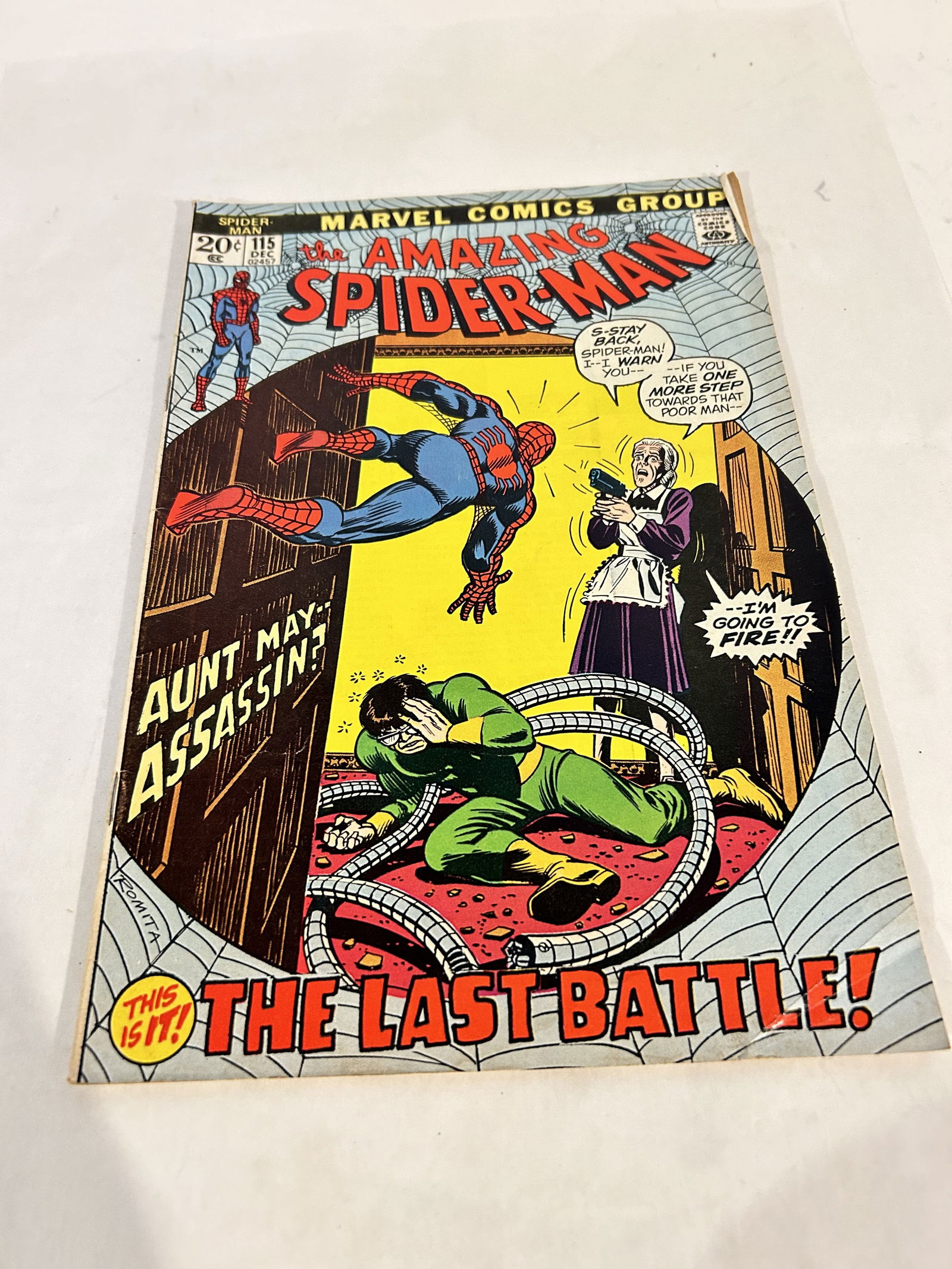 The Amazing Spider-Man #115 (Marvel Comics December 1972) (1 of 3)