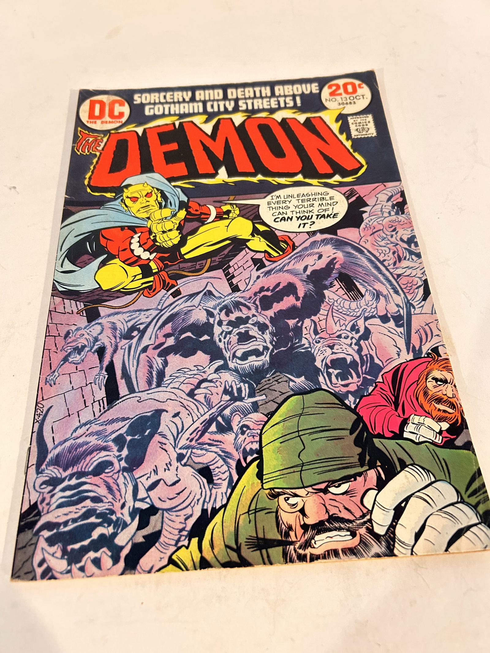 DEMON Comic 13, JACK KIRBY, DC Comics 1973 (1 of 3)