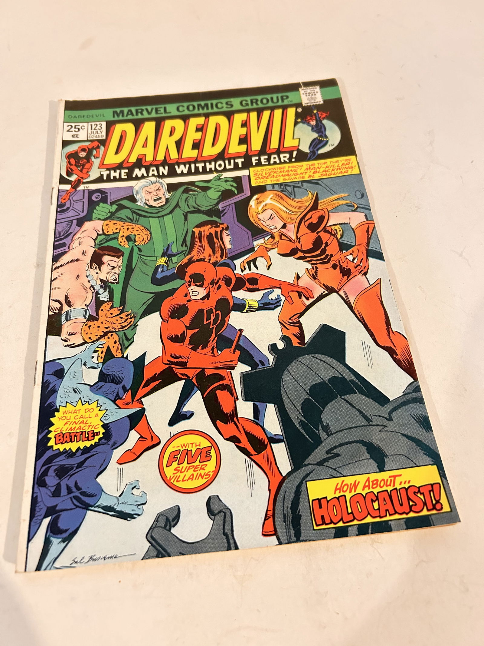 Daredevil #123 Marvel Comics 1st Jack Hammer (1 of 3)