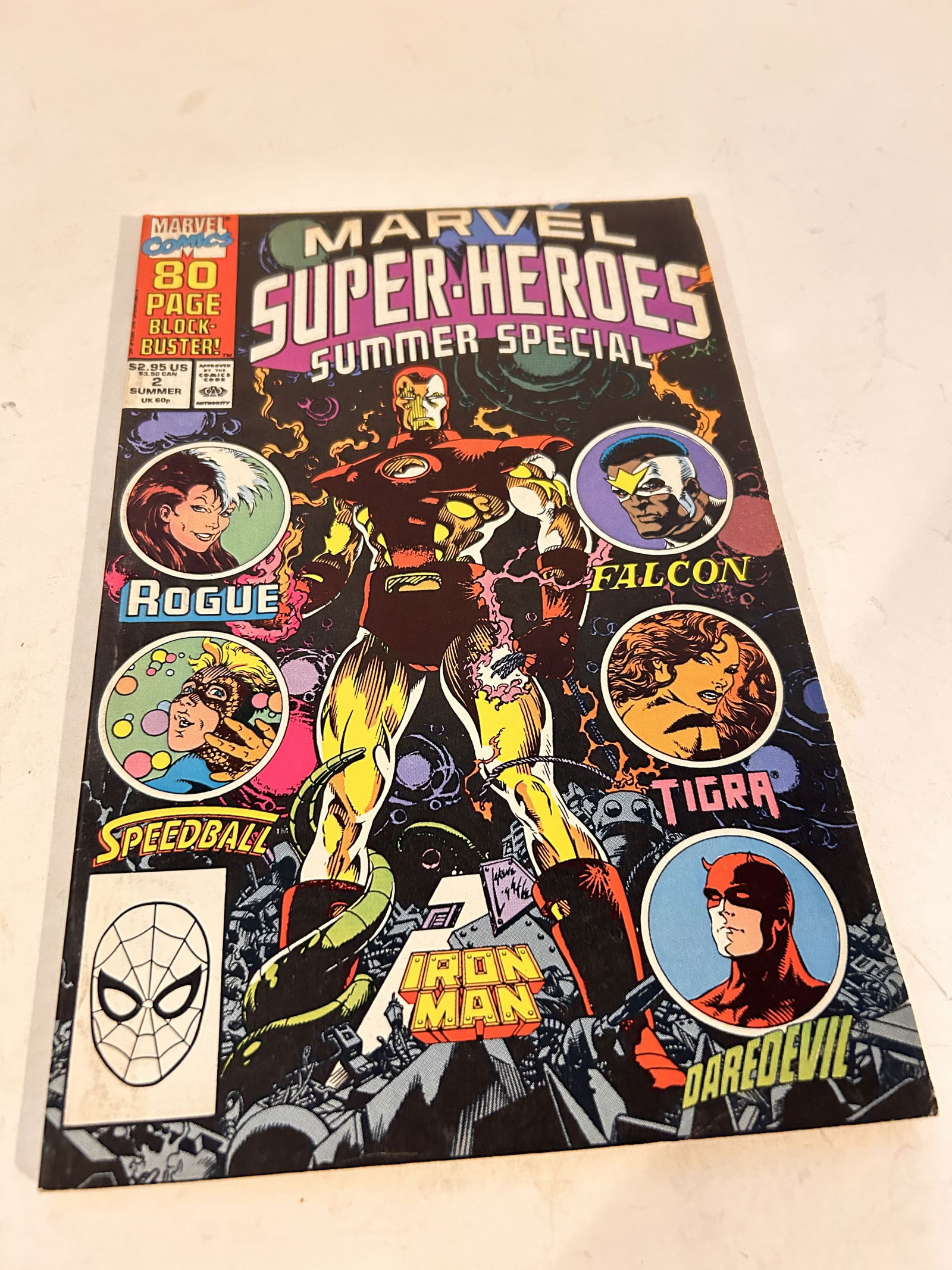 Marvel Super-Heroes Vol 1 #2 Summer Special With Iron Man Rogue & Daredevil 1990 (1 of 3)
