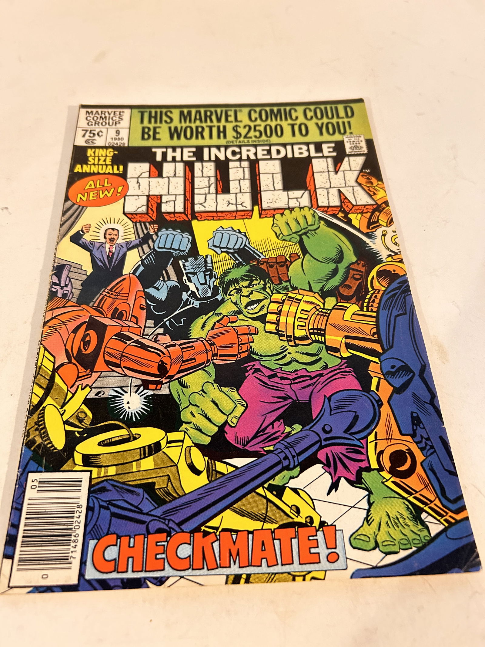 Incredible Hulk King Size Annual No 9. Steve Ditko Art. 1980 Marvel Comic (1 of 3)