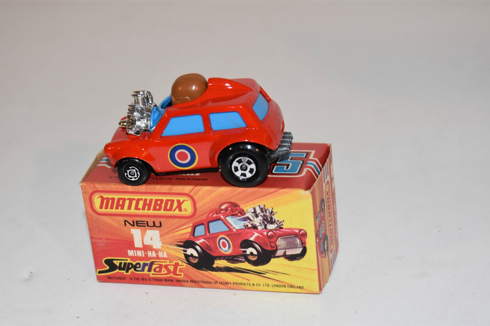Vintage Match Box Car with box MINI HA HA #14 (1 of 4)
